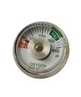 Class2.5 μετρητής πίεσης πυροσβεστήρων του CO2 στο πράσινο κόκκινο μανόμετρο 0-3000psi
