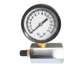 Μετρητής πίεσης κυλίνδρων αερίου LPG δοκιμής αέρα 0-100PSI 1/4» NPT2» 50mm